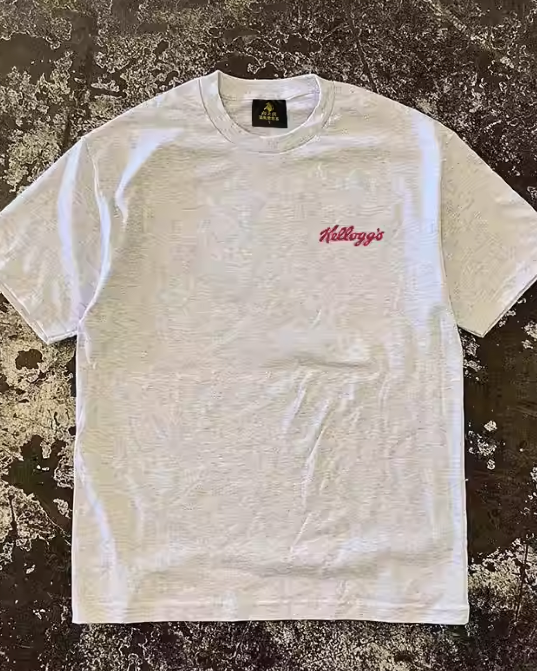 ワンポイント 英字 Tシャツ E0056