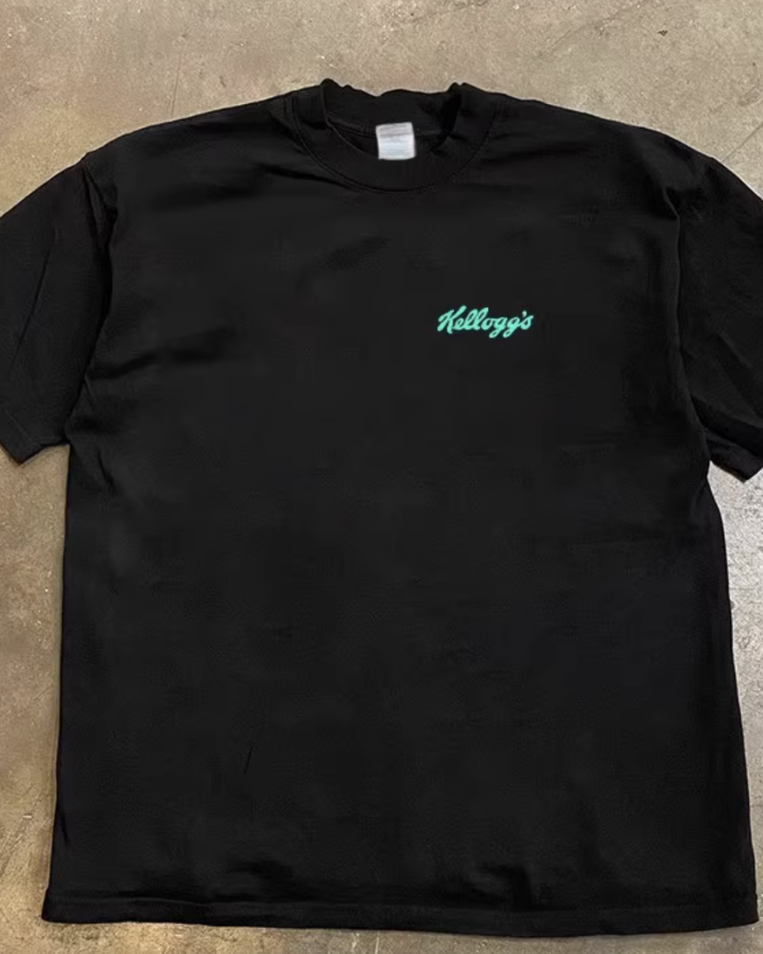 ワンポイント 英字 Tシャツ E0056