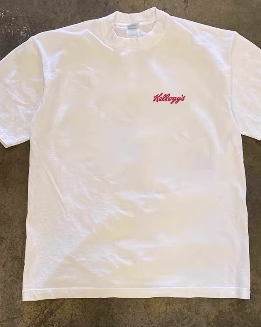 ワンポイント 英字 Tシャツ E0056