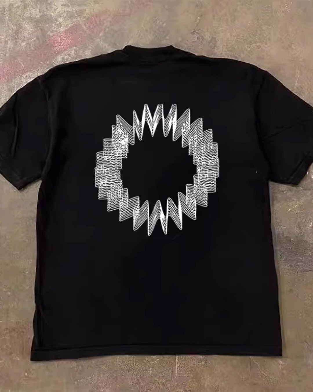 ジオメトリックTシャツ E0009