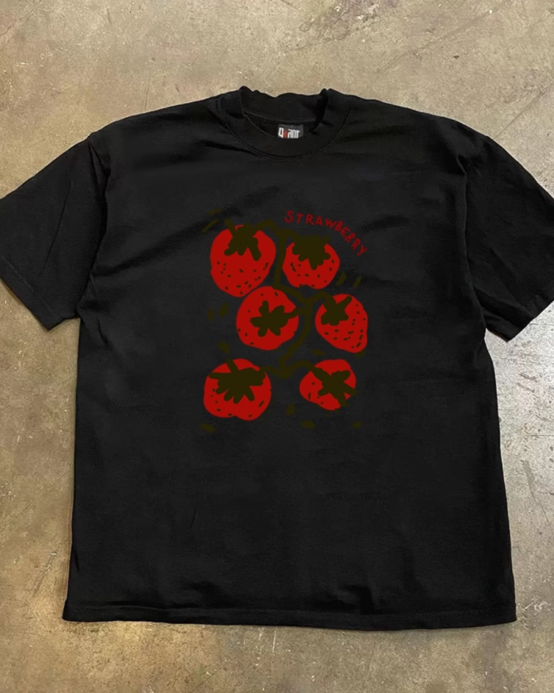 トマトプリントTシャツ E0012