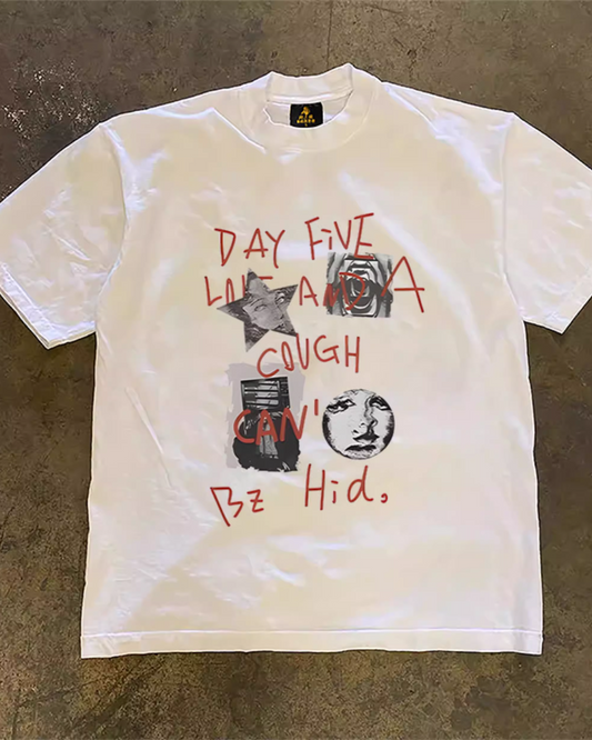 フェイスプリントTシャツ E0029