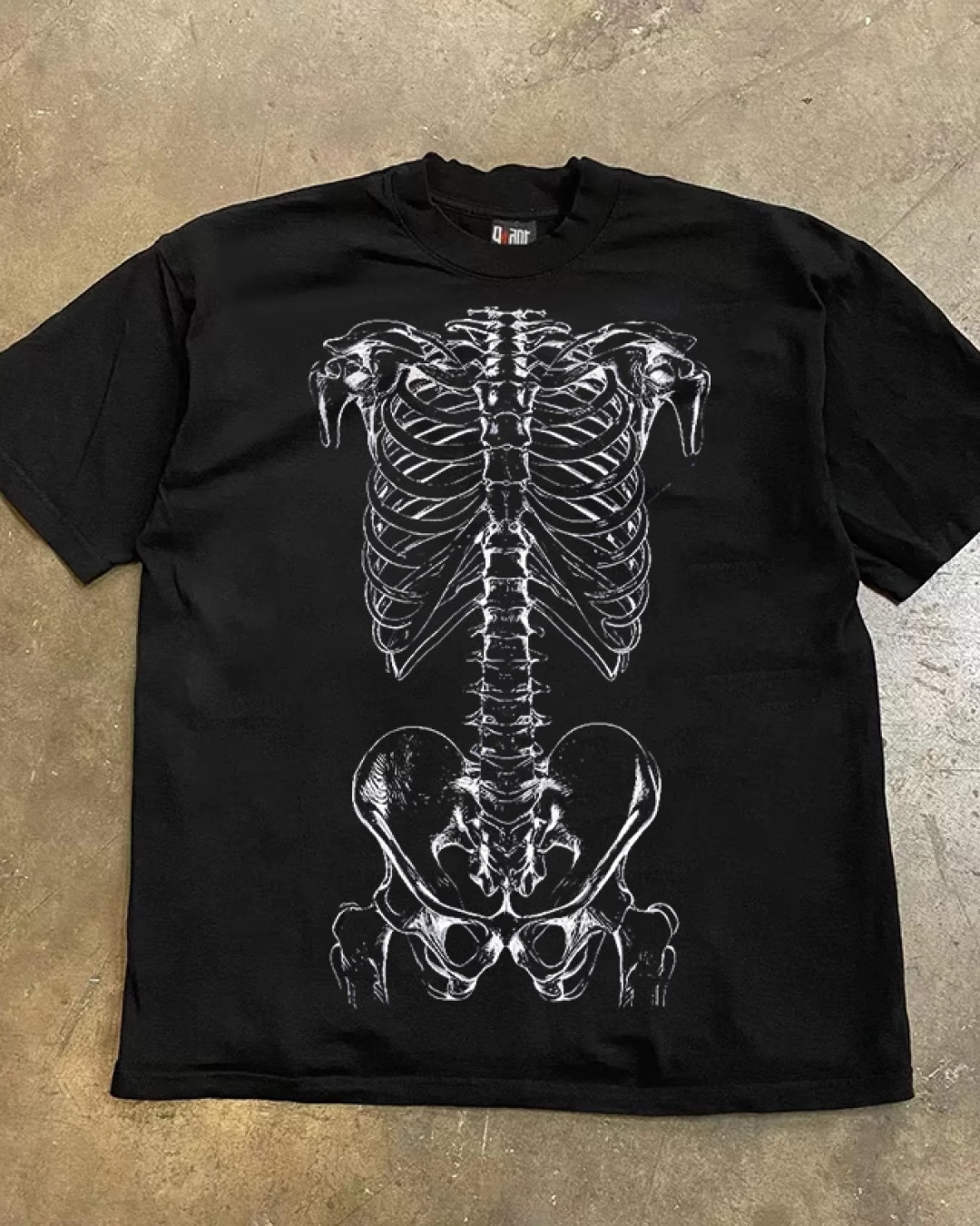 ダブルサイドボーンTシャツ E0036
