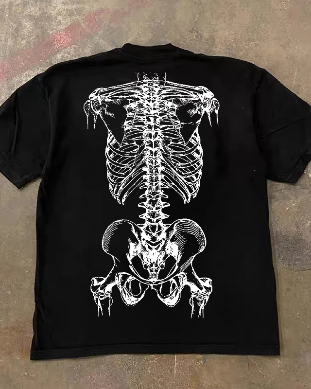 ダブルサイドボーンTシャツ E0036