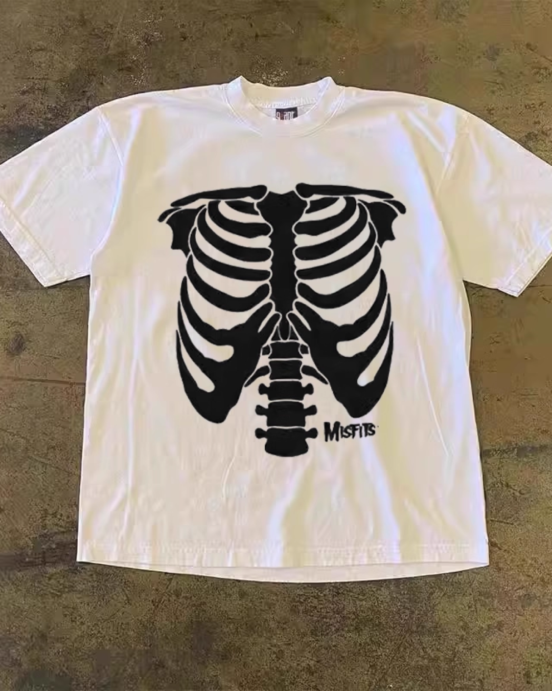 MISFITSボーンTシャツ E0047