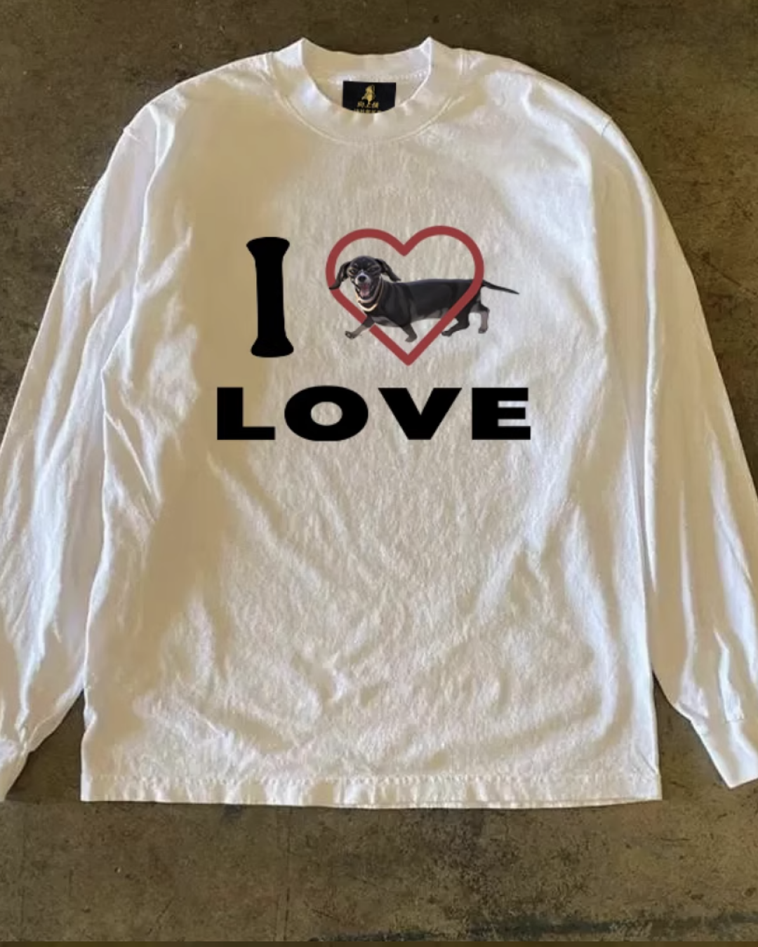 I Leve dog ロンT E0074