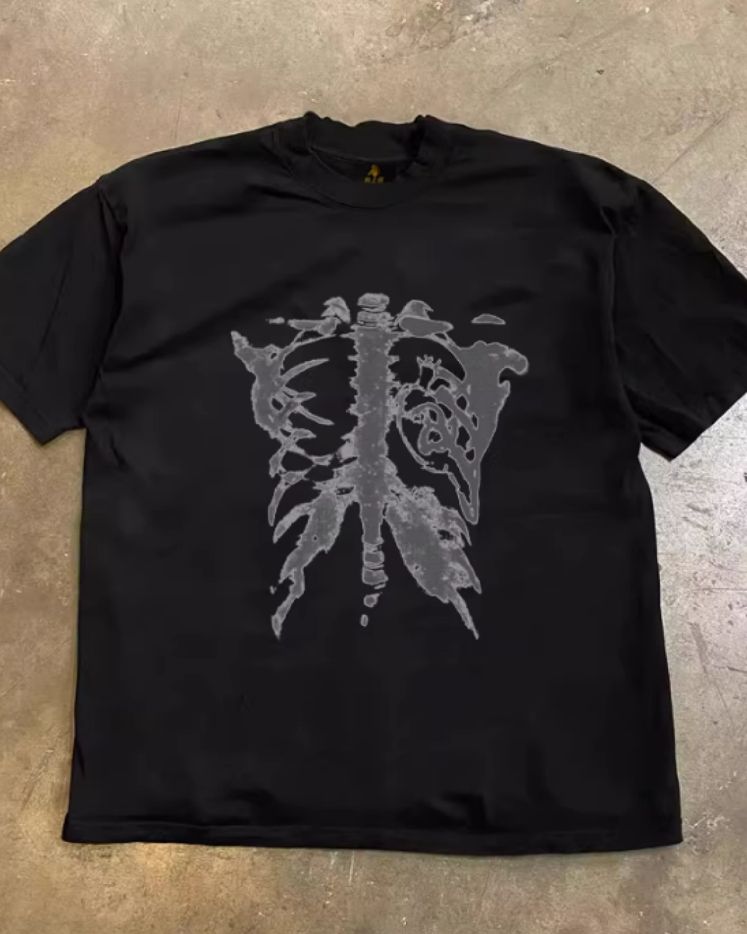 半袖デザインTシャツ（スカル＆クロスボーンズ）E01115