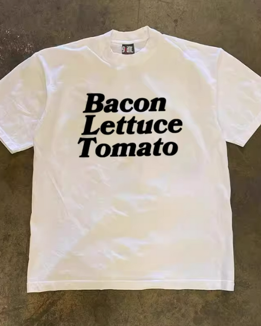 半袖デザインTシャツ（B・L・T）E01123