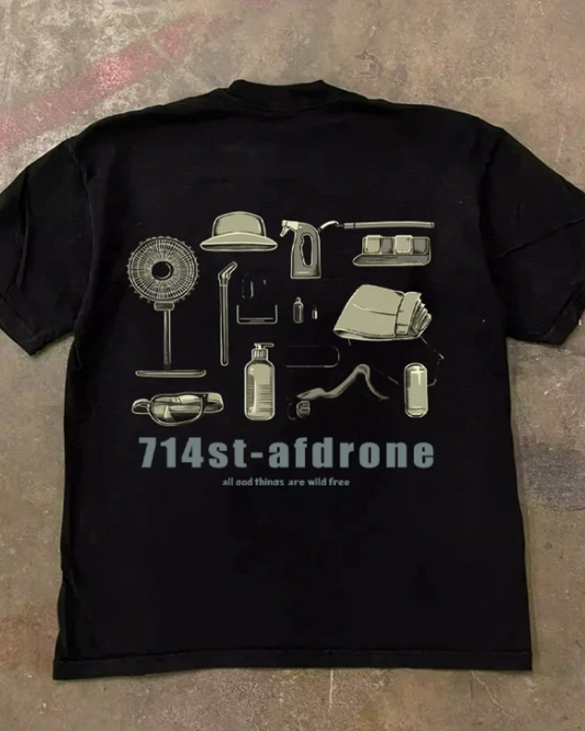 半袖バックプリントTシャツ（ツールコレクション）E01135