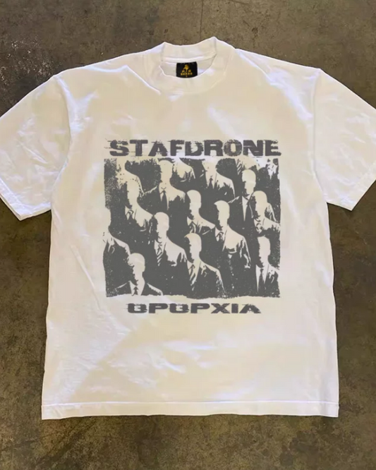 半袖デザインTシャツ（グランジノイズ）E01155
