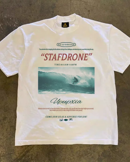 半袖デザインTシャツ（サーフフォト）E01156