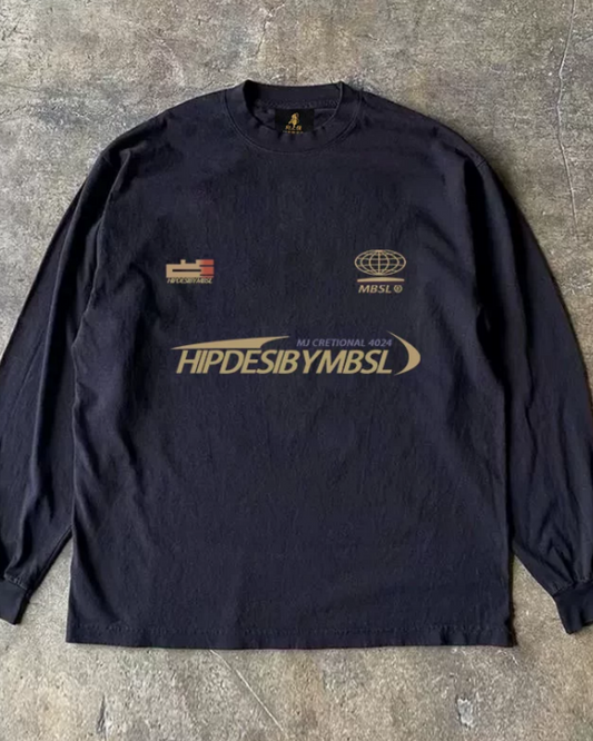 デザインロンT（サイバーテック・グローブロゴ）E01185